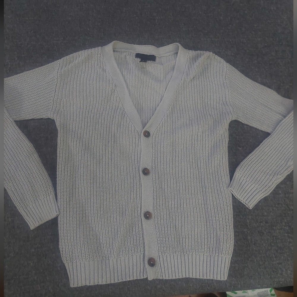 Nordstrom gray cardigan large 10/12